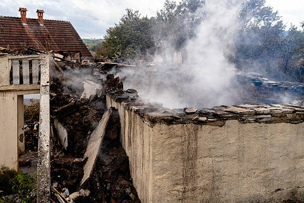 Professional Fire Damage Removal technician working in Grapevine, TX